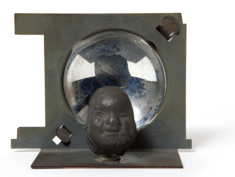 Double de Buda, 1989 metal e plástico 7,5 × 9,5 × 4 cm